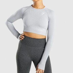 Gymshark - Long Sleeve Crop Top - Size S
